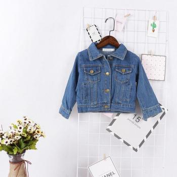 Veste à manches longues en jean pour enfants
