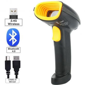 Lecteur de codes à barres sans fil K5 Bluetooth 1D/2D QR