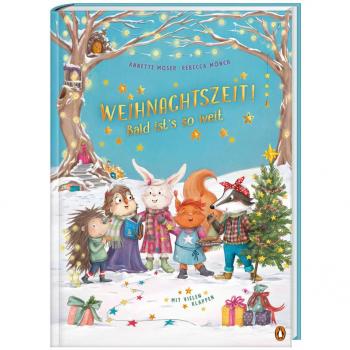 Annette Moser Weihnachtszeit! Bald Ist’s So Weit: Pappbilderbuch Mit Vielen Klappen Und Wimmelbildern Für Kinder Ab 2 Jahren