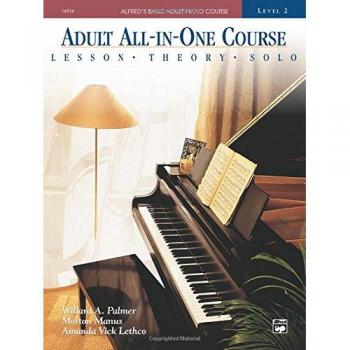 Alfred's Basic Adult All-in-One Piano Course level 2 (Alfred's Basic Adult Piano Course)