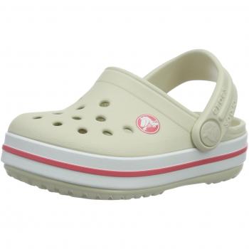Unisex Kinder Clogs Crocs K‑Band – Stucco / Melone – EU 32/33