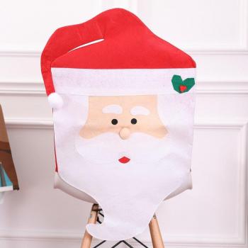 Niet-geweven Kerstman Hoed voor Stoel