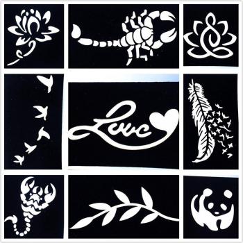 DIY Airbrush Tattoo Stencils