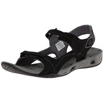 Columbia Sunlight Vent Damen Sandalen, 41 EU, Schwarz/Charcoal