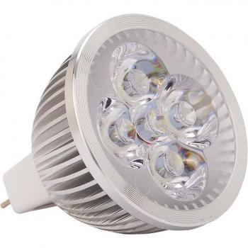 Spot lumineux 4W MR16 DC 12V, 6 pièces, lumière chaude