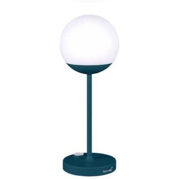 Mooon! Akku‑Leuchte für Terrasse – H 41 cm (acapulcoblau)