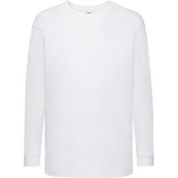 Fruit of the Loom Kinder Luxe ValueLongmouw Tee