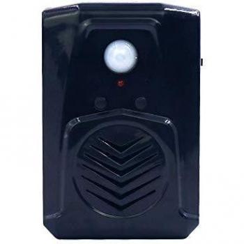 Black PIR Infrared Motion Sensor Halloween Sound Speaker