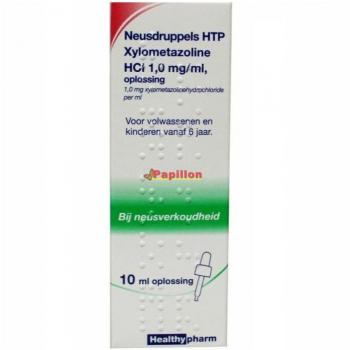 Healthypharm Neusdruppels Xylometazoline 10 ML