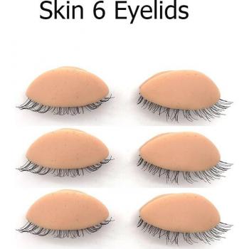 Silicone Makeup Model Head for Lash Extension Practice