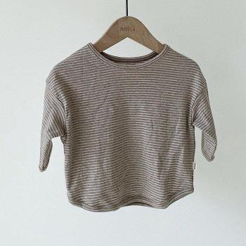 Neugeborenen Langarmshirt mit Spitzen