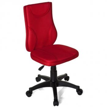 Roter Kinderdrehstuhl mit Netz – hjh OFFICE 670420