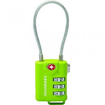 TSA-zugelassenes Kabelschloss in Orange