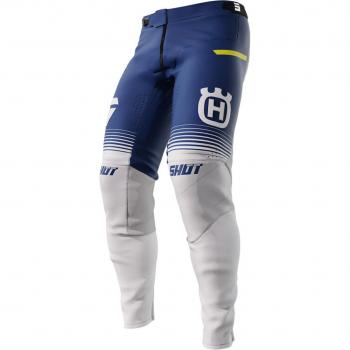 Pantaloni Motocross Husqvarna 38 Shot Aerolite Limited Edition (Bianchi e Azzurri)