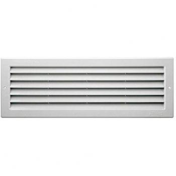 First Plast: Grille Ventilation Rectangulaire PVC + Moustiquaire, 130x370 mm