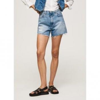 Pepe Jeans Rachel Shorts PL801001RG4 Blau Regular Fit
