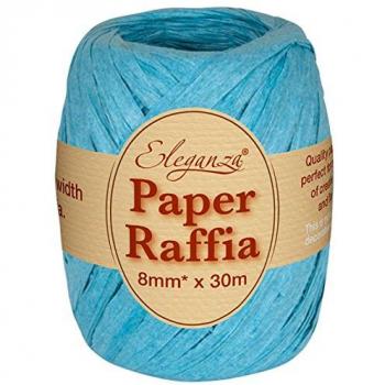 Azure Raffia Tape