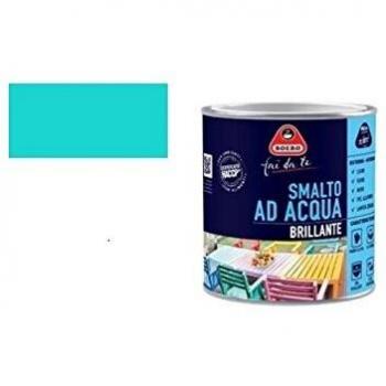 Pittura per intonaco e plastica Boero colore turchese brillante, 0.125 litri