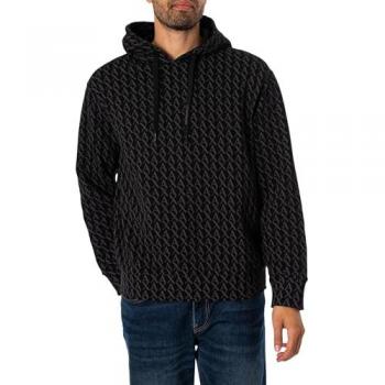 Capucha Armani Exchange Negra M – Sudadera Casual de Algodón