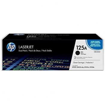 HP 125A Black Standard Capacity Toner Twinpack for HP Color