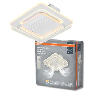 Osram LED-Deckenventilator Ring, 55 W, White CCT 3000 K-6500 K, dimmbar