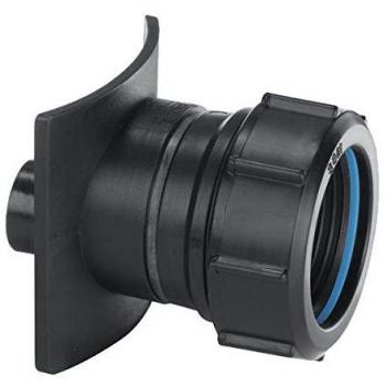 BOSS110TCAST Black Two‑Part Soil Pipe Adapter – 22 mm
