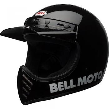BELL Moto-3 Classic Casco Motocross Nero S