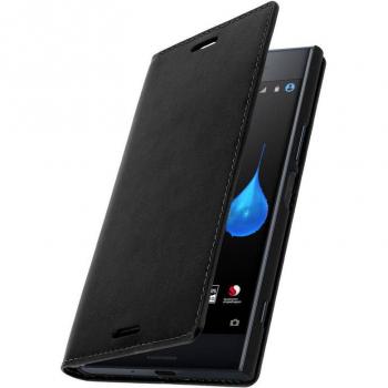 Funda de Cuero Billetera con Función Soporte para Xperia XZ Premium