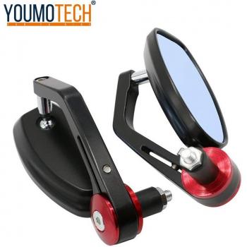 7/8 22mm Red Motorbike Side Mirrors