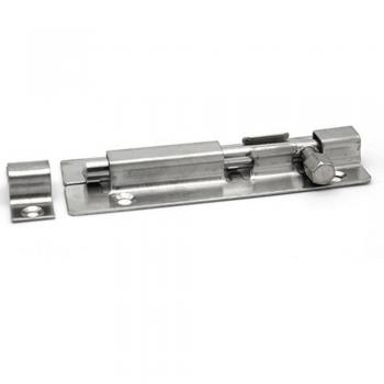Stainless GlideLock 3 Silver Door Safety Bolt
