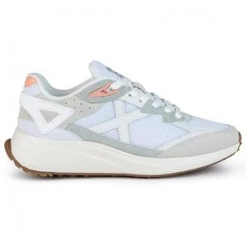 Munich Tip Damen Sneaker in der Farbvariante Weiß/Grau/Grün