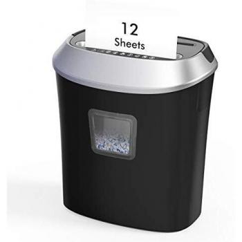 Destructeur de Documents Dodocool 12 Feuilles Broyeur Papier