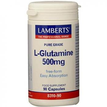 Lamberts L-Glutamine, 500mg, 90Caps