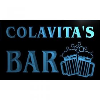 Colavita W053071‑b „Cheers“ Home-Bar-Biergläser mit LED-Neon-Schild