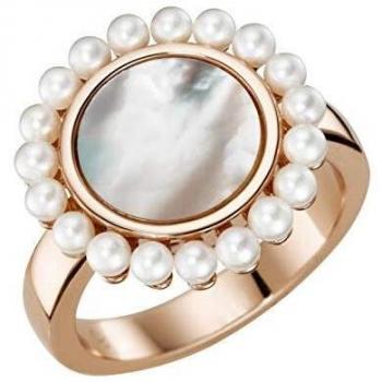 Giorgio Martello Milano 307809580 Rosévergoldeter Silbernadelring – Größe 58