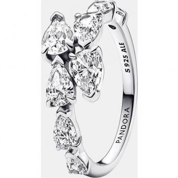 Anillo Banda Brillante Superpuesta Pandora 193004C01