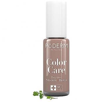 PODERM Vernis Teebaum‑Pflege: Taupe Nr. 141, 8 ml