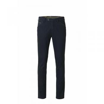 MEYER Chinos CHICAGO, Herren, unifarben, mit Ziersteppung und Knopf