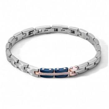 Pulsera UBR 1041 de Comete en Plata y PVD Rose Gold