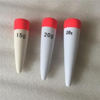 Trio de flotteurs de pêche EVA 15 g/20 g/30 g