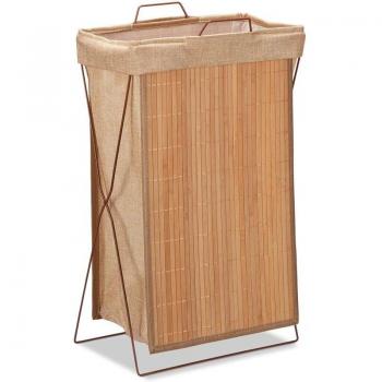 Panier corbeille bambou 40 litres avec anse de transport