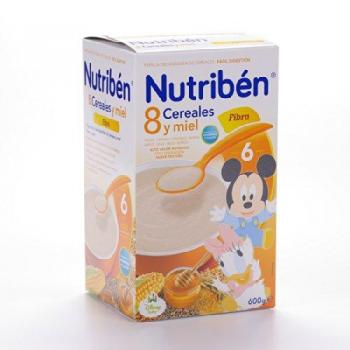 NUTRIBÃÈN 8 CEREALES CON MIEL Y FIBRA 600G
