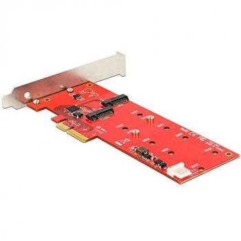 Delock 89388 PCIe x4 > 2 x M.2 Low Profile
