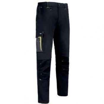 Beeswift FLEX WORKWEAR TROUSER TWO-TONE Black Grey 48R SFTBLGY48R