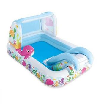 Play Center gonfiabile Balena Rosa & Amici 229x147x107 cm