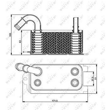 6G917A095AC Oil Cooler