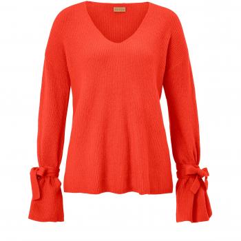 Odeon Damen Turtleneck-Strickpulli, ausgestellte Ärmel – 001