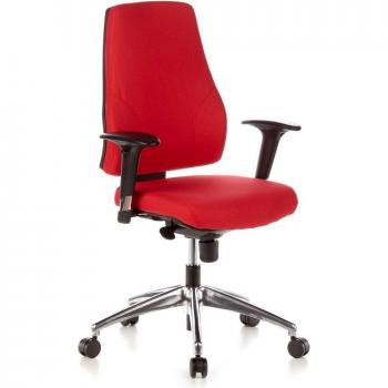 Drehstuhl PRO-TEC 200 Ergonomischer Bürostuhl Rot