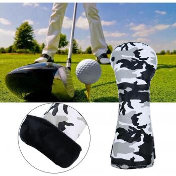Couvre-chef de Golf camouflage noir pour Clubs 1 3 5 UT