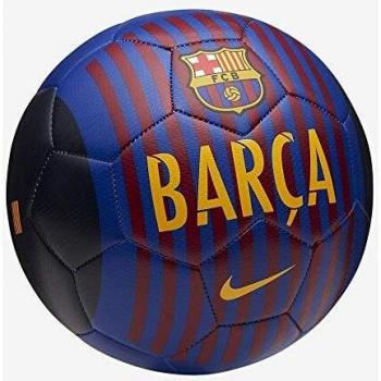 Nike Erwachsene Fußballball FCB NK PRSTG-FA18 in Deep Royal Blue mit University GOL Design, 5 kg